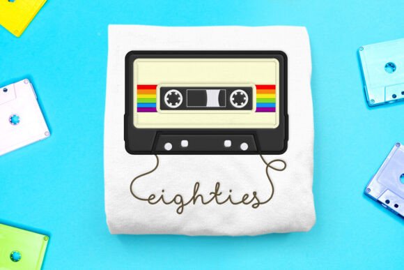 80s Rainbow Cassette Tape Applique Review