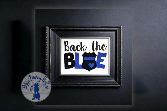 Back the Blue: A Seasonal Embroidery Review