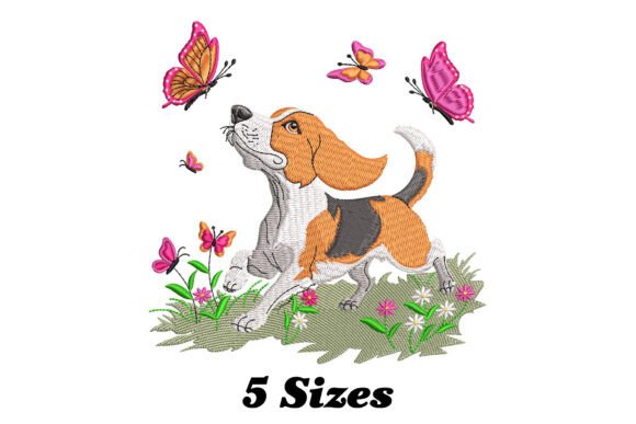 Beagle Dog with Butterfly: A Designer Review