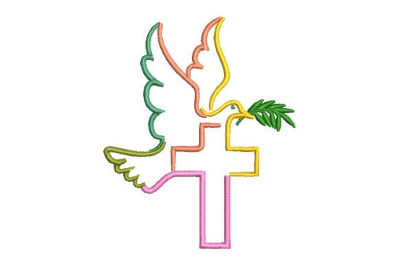 Cross of Colors with Dove of the Holy Spirit Review