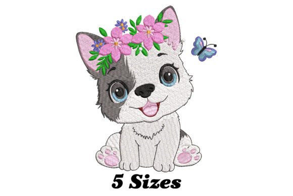 Cute Puppy with Flower: A Designer Review