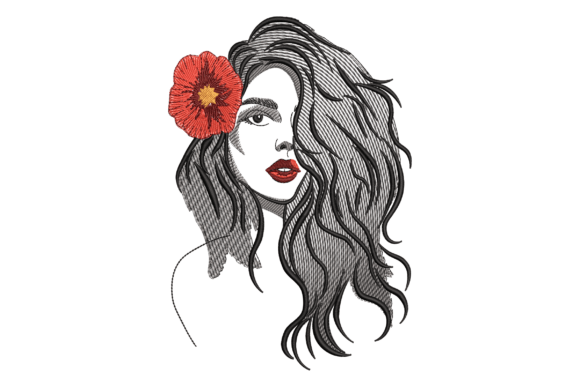 Elegant Woman Face: A Seasonal Embroidery Review