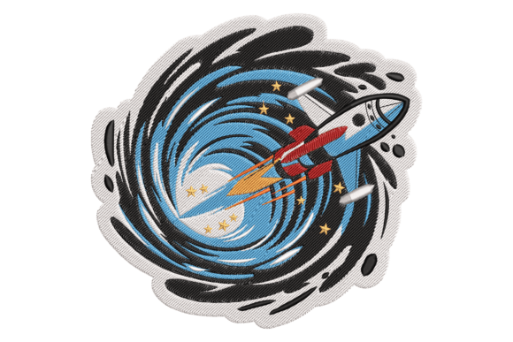Space Rocket: A Charming Embroidery Design Review