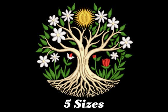 Tree Flowers and Sun: A Seasonal Embroidery Review