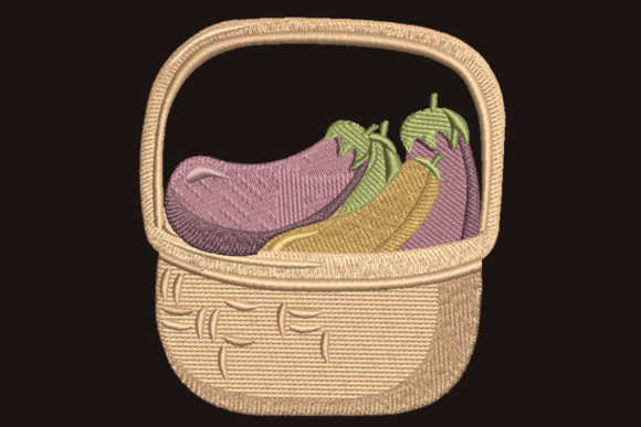 Vegetable Basket Embroidery Design Review
