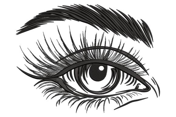 Woman s Eyes Embroidery Design Review